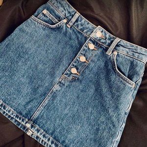 TOPSHOP Jean Skirt